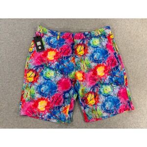 NWT Hreski Explosion Of Colors‎ Golf Shorts (Men's Size 38) - 10"